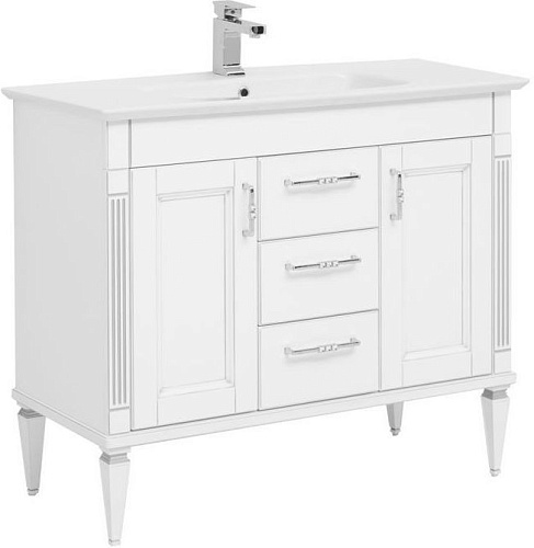 Тумба с раковиной Aquanet 00233694 Селена, 104х47 см, белая снят с производства