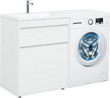 Тумба с раковиной Aquanet 00239302 Токио, 130х48 см, белая Тумба с раковиной Aquanet 00239302 Токио, 130х48 см, белая