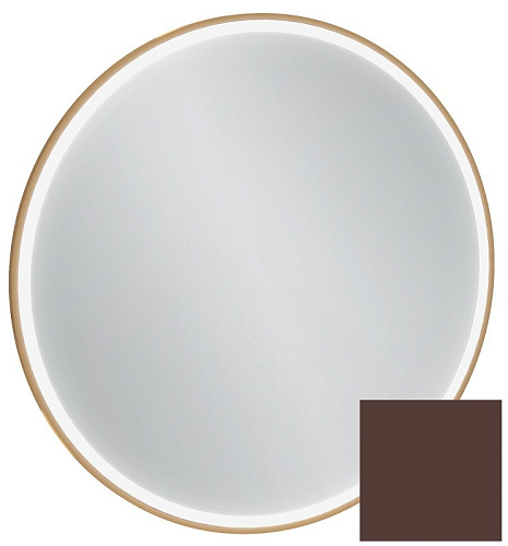 Зеркало Jacob Delafon EB1290-F32 ODEON RIVE GAUCHE, 90 см, с подсветкой, рама ледяной коричневый сатин снят с производства