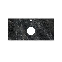 Столешница Kerama Marazzi PL1.VT93\100T Plaza для накладных раковин, 100 см, Риальто/темно-серый лаппатированный