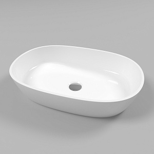 Раковина WHITECROSS 0709.056038.100 Opal накладная 56х38 см, белая
