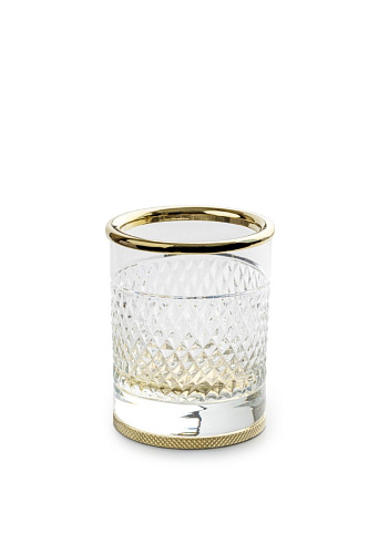 Стакан настольный 10х7 см Boheme AURA 10252-G золото - купить в Санкт-Петербурге, цена на Стакан настольный 10х7 см Boheme AURA 10252-G золото в интернет-магазине Керамос Стакан настольный 10х7 см Boheme AURA 10252-G золото купить недорого в интернет-магазине Керамос