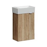Тумба Sancos MN35EGL Mini под раковину 35.5х20.5 см, подвесная, дуб галифакс натуральный Тумба Sancos MN35EGL Mini под раковину 35.5х20.5 см, подвесная, дуб галифакс натуральный
