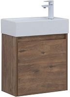 Тумба с раковиной Aquanet 00302521 Nova Lite, 51х27 см, темное дерево