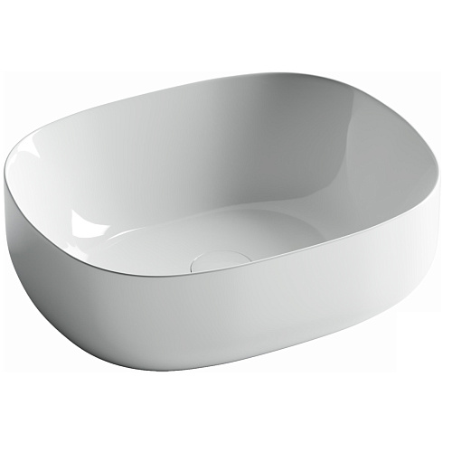 Умывальник Ceramica Nova CN6018 Element, чаша накладная 46х35 см, белый