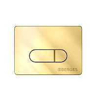 Кнопка Berges 040039 Novum D9 для инсталляции, золото глянец