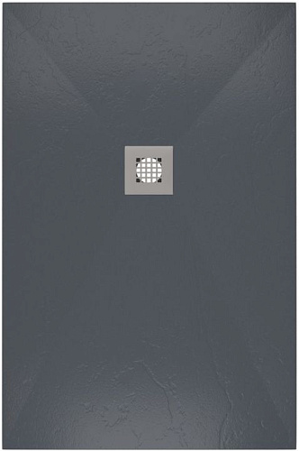 Душевой поддон Allen Brau 8.31006-BGM Priority 120х80 см, серый