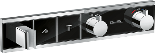 Hansgrohe Термостат Hansgrohe RainSelect для душа 15355600, черный/хром