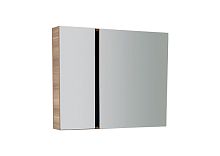 Зеркальный шкаф Creavit VE1080.00.VV Verti 80х78 см, орех