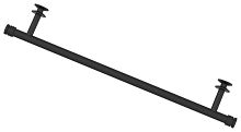 Полка Сунержа 15-2012-0470 прямая (L - 470 мм) н/ж для ДР Полка Сунержа, муар темный титан (РЕ-64)