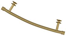 Полка Сунержа 051-2011-0370 выгнутая (L - 370 мм) н/ж для ДР Полка Сунержа, состаренная латунь