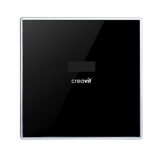 Смывное устройство Creavit ES4810 для писсуара, бесконтактное, черный/хром