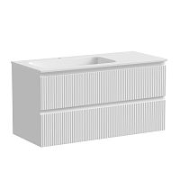 Тумба Sancos SNT100LW Snob T под раковину 99.5х44.5 см, подвесная, левая, Bianco Тумба Sancos SNT100LW Snob T под раковину 99.5х44.5 см, подвесная, левая, Bianco