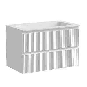 Тумба Sancos SNR80W Snob R под раковину 79х44.5 см, подвесная, Bianco