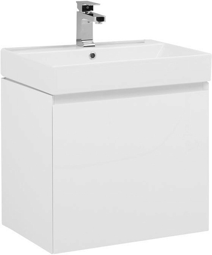 Тумба под раковину Aquanet 00202094 Йорк подвесная, 60х44 см, белая снят с производства