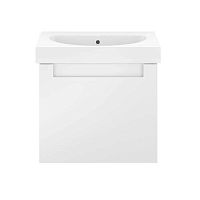 Тумба Kerama Marazzi BGP.60.1+1\WHT Buongiorno Plus под раковину подвесная 60х46 см, белый глянец/дуб Кантри Тумба Kerama Marazzi BGP.60.1+1\WHT Buongiorno Plus под раковину подвесная 60х46 см, белый глянец/дуб Кантри