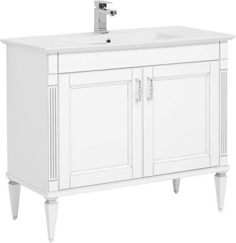 Тумба с раковиной Aquanet 00233695 Селена, 104х47 см, белая снят с производства