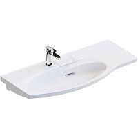 Раковина Kerama Marazzi RV.wb.100Lh Riva мебельная 100х48 см, левая, белый глянец Раковина Kerama Marazzi RV.wb.100Lh Riva мебельная 100х48 см, левая, белый глянец