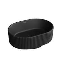 Раковина Kerama Marazzi VE.NN.wb.50\BLK.M Artbasin Vento накладная 53х38 см, черный матовый