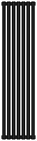 Радиатор Сунержа 31-0302-1207 Эстет-11 отопительный н/ж 1200х315 мм/ 7 секций, матовый черный