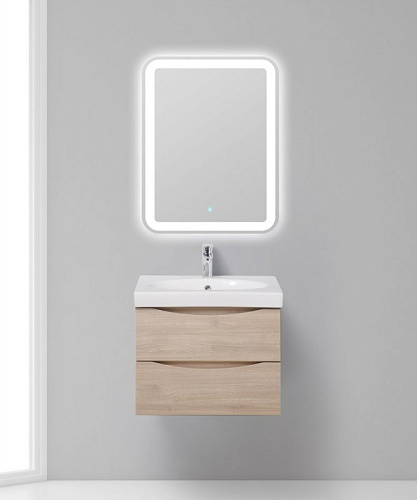 BelBagno FLY База под керамическую раковину подвесная с двумя выкатными ящиками, Rovere Grigio, 575x440x450, FLY-600-2C-SO-RG-P BelBagno FLY База под керамическую раковину подвесная с двумя выкатными ящиками, Rovere Grigio, 575x440x450, FLY-600-2C-SO-RG-P