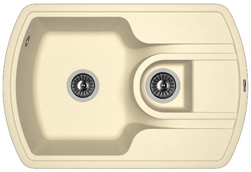 Мойка для кухни Florentina 20.200.D0760.202 Нире 76х51 см, с крылом, шампань Мойка для кухни Florentina 20.200.D0760.202 Нире 76х51 см, с крылом, шампань снят с производства
