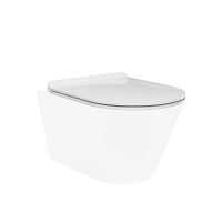 Сиденье Kerama Marazzi PLMR.seat.02\WHT Plaza Modern для подвесного унитаза, белый глянец Сиденье Kerama Marazzi PLMR.seat.02\WHT Plaza Modern для подвесного унитаза, белый глянец