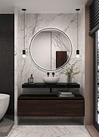 Столешница прямая 121х46х7 Armadi Art FLAT CALACATTA 869-120-CLCT