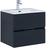 Тумба с раковиной Aquanet 00273991 Алвита New, 61х47 см, серая Тумба с раковиной Aquanet 00273991 Алвита New, 61х47 см, серая