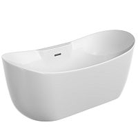 Ванна Sancos FB17 Jazz отдельностоящая 170х80 см, со сливом-переливом, белая