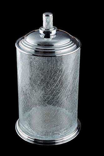 Ведро Boheme 10914-CRST-CH Murano Cristal мусорное, стекло, хром