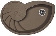 Мойка для кухни Florentina 20.350.E0820.303 Наутилус 82х53 см, с крылом, мокко Мойка для кухни Florentina 20.350.E0820.303 Наутилус 82х53 см, с крылом, мокко