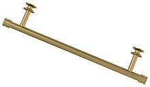 Полка Сунержа 051-2012-0370 прямая (L - 370 мм) н/ж для ДР Полка Сунержа, состаренная латунь