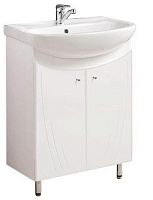 Акватон 1A1042K1MN010 Набор: 1A104201MN010 Тумба-умывальник Минима Н 65/ 1WH110174 Раковина Стелла 650