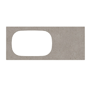 Столешница Kerama Marazzi MA.2.0.SG519920R\120 Magica для раковин, встраиваемых сверху, 120 см, Риккарди/серый матовый