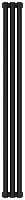 Радиатор Сунержа 15-0301-1203 Эстет-1 отопительный н/ж 1200х135 мм/ 3 секции, муар темный титан