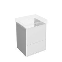 Тумба Kerama Marazzi Pro.50.2\WHT Pro под раковину подвесная 45х40 см, белый матовый Тумба Kerama Marazzi Pro.50.2\WHT Pro под раковину подвесная 45х40 см, белый матовый