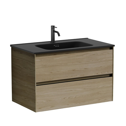 Тумба Sancos CN80KE Cento под раковину 79х45 см, подвесная, карпатская ель купить недорого в интернет-магазине Керамос