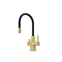 Смеситель Sancos SC4005BG Arno для кухни с возможностью подключения фильтра для воды, брашированное золото/черный Смеситель Sancos SC4005BG Arno для кухни с возможностью подключения фильтра для воды, брашированное золото/черный