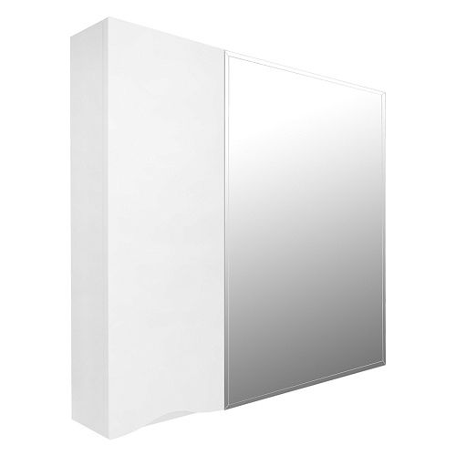 Зеркальный шкаф Loranto CS00086971 Santorini 70х80 см, белый глянцевый купить недорого в интернет-магазине Керамос