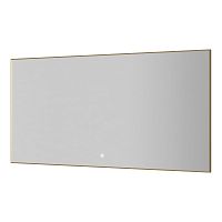 Зеркало с LED подсветкой сенсор антипар 70х140 см Boheme 543-140-MG рама золото матовое