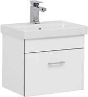 Тумба с раковиной Aquanet 00254066 Верона, 50х35 см, белая Тумба с раковиной Aquanet 00254066 Верона, 50х35 см, белая