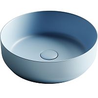 Умывальник Ceramica Nova CN6022ML Element, чаша накладная 39х39 см, голубой матовый