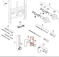 Манжета для отводов и сифонов Geberit  152.682.00.1