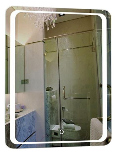 Зеркало Loranto CS00058604 Стиль, 60х80 см, белое купить недорого в интернет-магазине Керамос