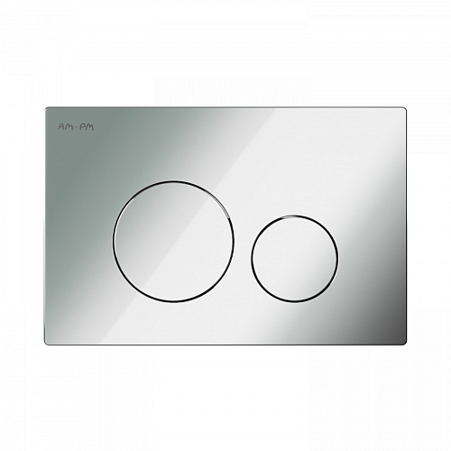 Клавиша AM.PM I049051 Pro L, для инсталляции пневматическая, глянцевый хром