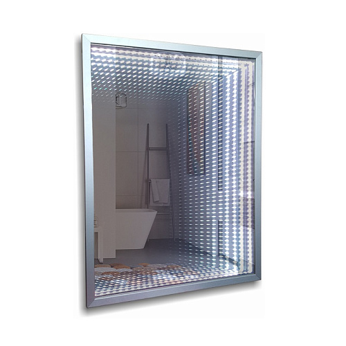 Зеркало Azario ФР-00001405 Торманс подвесное, с подсветкой, 60х80 см, белое купить недорого в интернет-магазине Керамос