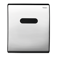 TECE 9242353 TECEplanus Urinal, 230,12 V, хром глянцевый,панель смыва с инфракрасным датчиком для писсуара