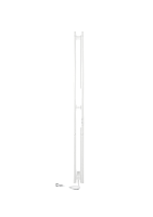 Электрический полотенцесушитель INDIGO LSE120-10WMRt Style без полочки, белый матовый