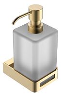 Диспенсер Boheme 10957-MG Q для жидкого мыла, настенный, золото матовое